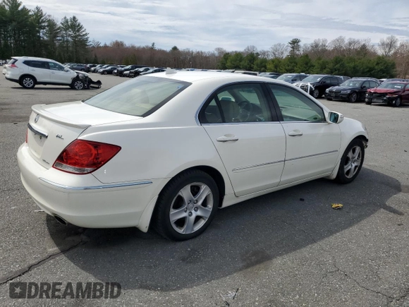 2008 Acura RL z VIN JH4KB16588C000462, wystawiony jako Copart lot #50938695 z przebiegiem 209 209 mil mil oraz Nie do naprawy • Non repairable. Historia ofert i sprzedaży dostępna na DreamBid. Obrazek 3.