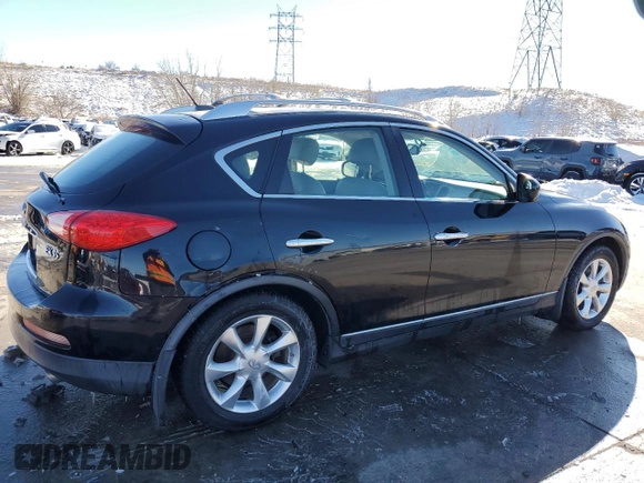 2010 Infiniti EX Journey with VIN JN1AJ0HR8AM755446, listed as a Copart auction lot 41478195 with 112,209 mi miles and Salvage Title. Bid and sale history available at DreamBid. Image 3.
