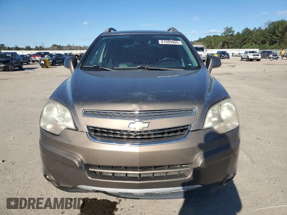 2014 Chevrolet Captiva Sport LT with VIN 3GNAL3EK2ES517749, listed as a Copart auction lot 81609904 with 120,856 mi miles and Clean Title. Bid and sale history available at DreamBid. Image 5.