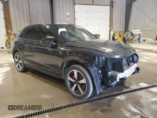 2024 Audi Q5 S line Prestige with VIN WA1FAAFY4R2020984, listed as a Copart auction lot 53344205 with 13,423 mi miles and Salvage title. Bid and sale history available at DreamBid. Image 4.