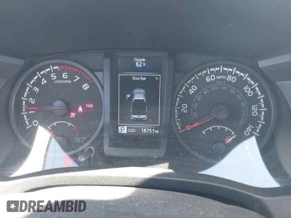 2022 Toyota Tacoma SR with VIN 3TYRX5GN5NT055120, listed as a IAAI auction lot 41687849 with 18,751 mi miles and . Bid and sale history available at DreamBid. Image 7.