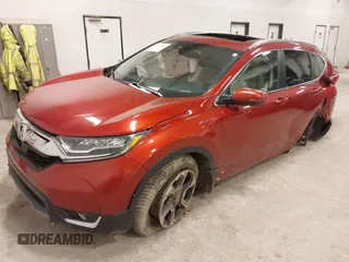 2018 Honda CR-V Touring with VIN 5J6RW2H98JL002142, listed as a IAAI auction lot 41957901 with Not Provided miles. Bid and sale history available at carsss.com. Image 2.