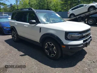 2022 Ford Bronco Sport Outer Banks с VIN 3FMCR9C6XNRD29721, выставлен на аукционе IAAI как лот 42318060 с пробегом 41 262 миль миль и . История ставок и продаж доступна на DreamBid. Изображение 1.
