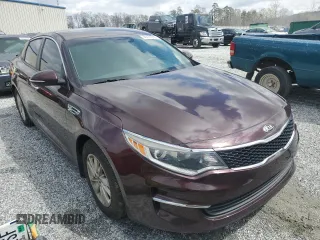 2016 Kia Optima LX with VIN 5XXGT4L35GG041185, listed as a Copart auction lot 50171935 with 165,619 mi miles and Salvage title. Bid and sale history available at DreamBid. Image 4.