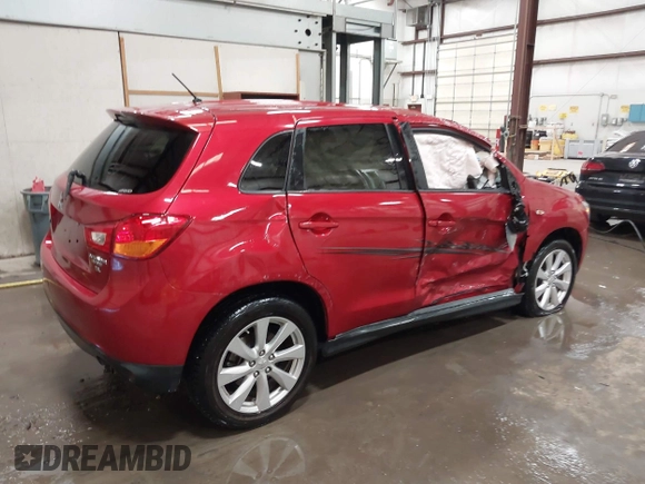 2015 Mitsubishi Outlander Sport 2.4 ES with VIN 4A4AR3AW9FE030245, listed as a IAAI auction lot 41682313 with 35,621 mi miles. Bid and sale history available at carsss.com. Image 4.