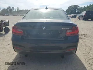 2015 BMW 2 Series M235i with VIN WBA1J7C5XFV253790, listed as a Copart auction lot 57155255 with 136,967 mi miles and Salvage title. Bid and sale history available at DreamBid. Image 6.