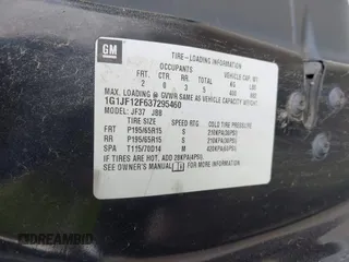 2003 Chevrolet Cavalier LS with VIN 1G1JF12F637295460, listed as a IAAI auction lot 42129119 with 175,221 mi miles and . Bid and sale history available at DreamBid. Image 9.