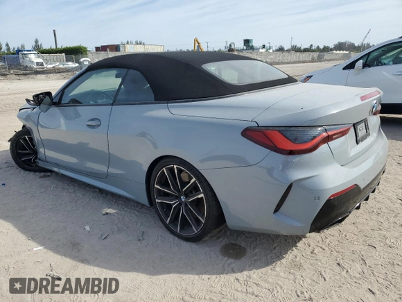 2022 BMW 4 Series M440i with VIN WBA53AT00NCK09742, listed as a Copart auction lot 42662415 with Not provided miles and Salvage title. Bid and sale history available at DreamBid. Image 2.