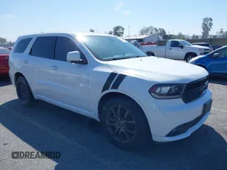 2017 Dodge Durango GT with VIN 1C4RDHDG1HC805954, listed as a IAAI auction lot 41850423 with 88,382 mi miles and . Bid and sale history available at carsss.com. Image 1.
