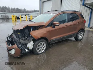 2020 Ford EcoSport SE z VIN MAJ6S3GL3LC389036, wystawiony jako Copart lot #52406165 z przebiegiem Nie podano mil oraz Szkody całkowita. Historia ofert i sprzedaży dostępna na DreamBid. Obrazek 1.