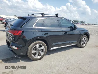 2023 Audi Q5 Premium Plus with VIN WA1BBAFY1P2004265, listed as a Copart auction lot 56479045 with 25,386 mi miles and Salvage title. Bid and sale history available at DreamBid. Image 3.