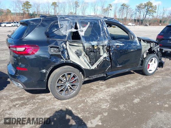2021 BMW X5 xDrive40i with VIN 5UXCR6C01M9F47234, listed as a IAAI auction lot 41564014 with 42,874 mi miles. Bid and sale history available at carsss.com. Image 4.