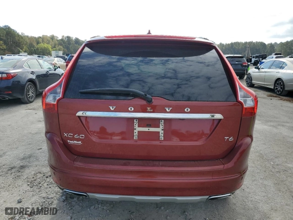 2016 Volvo XC60 T6 Drive-E with VIN YV449MDK2G2874887, listed as a Copart auction lot 78260184 with 105,373 mi miles and Salvage Title. Bid and sale history available at carsss.com. Image 6.