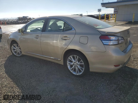 2010 Lexus HS 250h with VIN JTHBB1BA3A2018091, listed as a Copart auction lot 83114234 with 219,314 mi miles and Salvage Title. Bid and sale history available at DreamBid. Image 2.