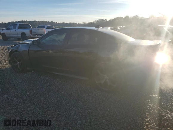 2018 Dodge Charger SXT Plus with VIN 2C3CDXHG6JH210275, listed as a Copart auction lot 49353775 with 152,551 mi miles and Salvage Title. Bid and sale history available at carsss.com. Image 2.
