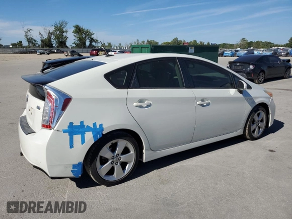 2014 Toyota Prius Four with VIN JTDKN3DU6E1773808, listed as a Copart auction lot 52548465 with 135,514 mi miles and Salvage Title. Bid and sale history available at carsss.com. Image 3.