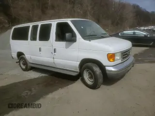 2007 Ford Econoline Passenger XL with VIN 1FBNE31L57DA12220, listed as a Copart auction lot 48890985 with Not Provided miles and Salvage Title. Bid and sale history available at carsss.com. Image 12.
