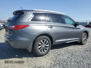2015 Infiniti QX60 with VIN 5N1AL0MMXFC506575, listed as a Copart auction lot 48435245 with 61,198 mi miles and Salvage Title. Bid and sale history available at DreamBid. Image 3.