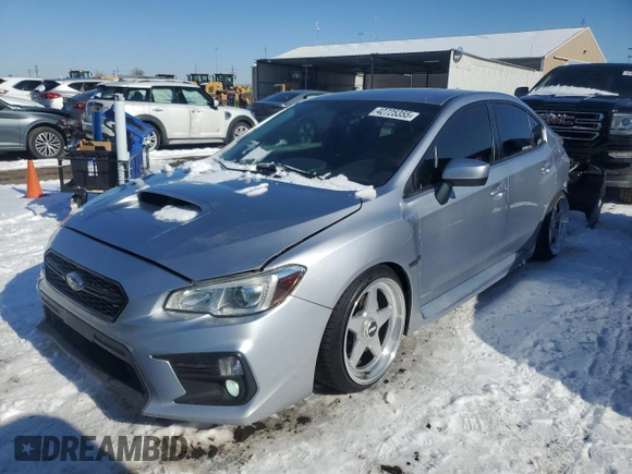 2020 Subaru WRX with VIN JF1VA1A6XL9811399, listed as a Copart auction lot 42725355 with 74,216 mi miles and Salvage Title. Bid and sale history available at carsss.com. Image 1.