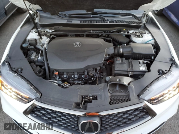 2020 Acura TLX w/A-Spec Pkg with VIN 19UUB3F67LA003373, listed as a Copart auction lot 86841414 with 51,041 mi miles and Salvage Title. Bid and sale history available at carsss.com. Image 11.