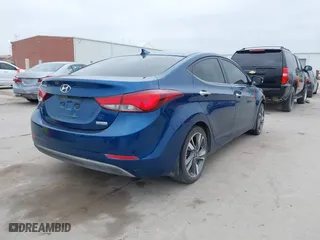 2014 Hyundai Elantra SE with VIN KMHDH4AEXEU122503, listed as a IAAI auction lot 38839586 with 86,865 mi miles. Bid and sale history available at carsss.com. Image 4.