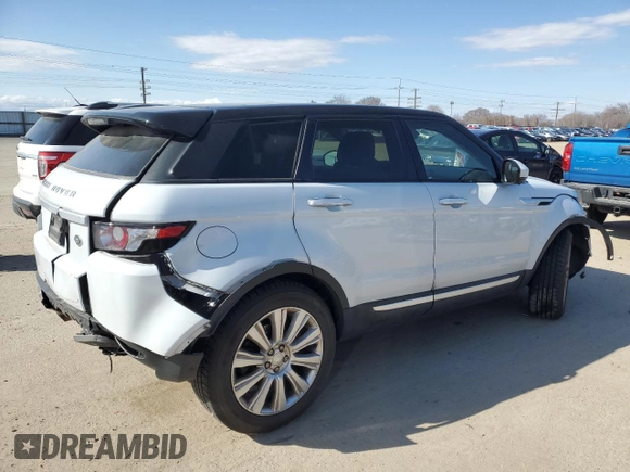 2015 Land Rover Range Rover Evoque Prestige with VIN SALVV2BG4FH049718, listed as a Copart auction lot 47558245 with 55,993 mi miles and Salvage title. Bid and sale history available at DreamBid. Image 3.