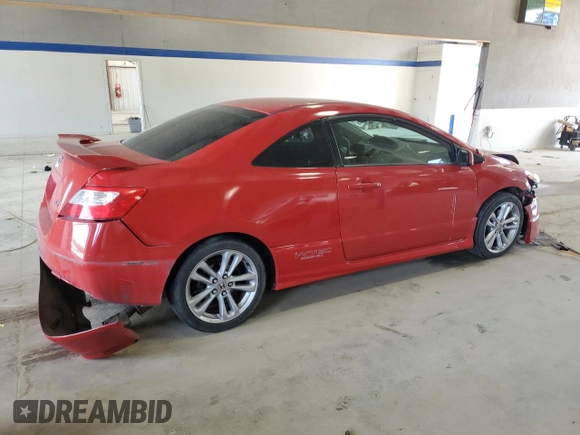 2007 Honda Civic Si with VIN 2HGFG21537H701361, listed as a Copart auction lot 53830495 with 211,471 mi miles and Salvage Title. Bid and sale history available at DreamBid. Image 3.