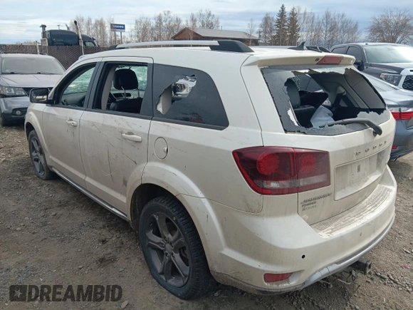 2015 Dodge Journey Crossroad with VIN 3C4PDDGG6FT601017, listed as a Copart auction lot 55485625 with 102,698 mi miles and Salvage title. Bid and sale history available at DreamBid. Image 2.