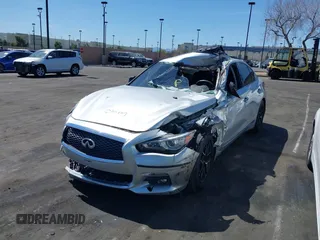 2016 Infiniti Q50 3.0t Premium with VIN JN1EV7AP8GM304940, listed as a IAAI auction lot 41836779 with 103,246 mi miles. Bid and sale history available at carsss.com. Image 6.