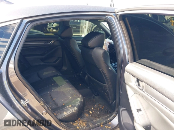 2019 Honda Accord Sedan Sport 1.5T with VIN 1HGCV1F37KA148067, listed as a IAAI auction lot 41724588 with 91,659 mi miles. Bid and sale history available at carsss.com. Image 8.
