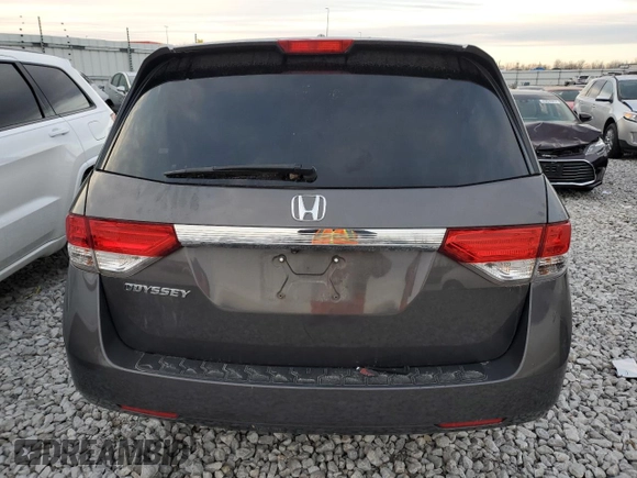 2015 Honda Odyssey EX-L with VIN 5FNRL5H66FB005444, listed as a Copart auction lot 84274804 with Not Provided miles and Salvage Title. Bid and sale history available at DreamBid. Image 6.