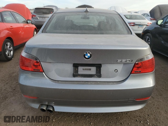 2006 BMW 5 Series 550i with VIN WBANB53586CP02981, listed as a Copart auction lot 84903254 with 124,132 mi miles and Salvage Title. Bid and sale history available at DreamBid. Image 6.