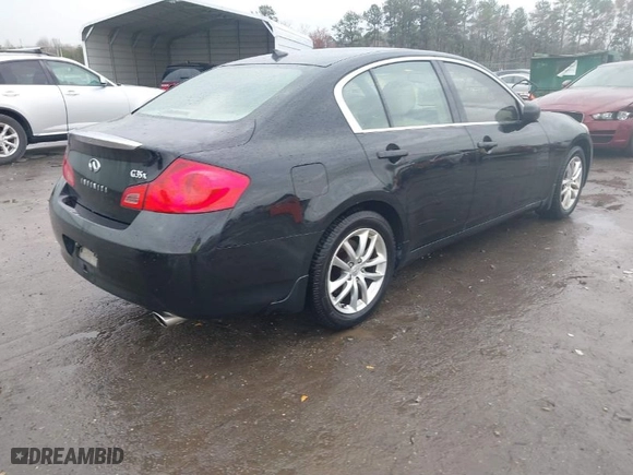 2007 Infiniti G35 Sedan G35x with VIN JNKBV61F27M809243, listed as a IAAI auction lot 41810167 with 131,676 mi miles. Bid and sale history available at carsss.com. Image 4.