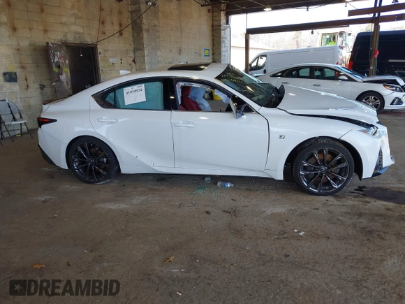 2022 Lexus IS 350 F Sport with VIN JTHGZ1E29N5026030, listed as a IAAI auction lot 41810924 with 27,844 mi miles and . Bid and sale history available at DreamBid. Image 13.