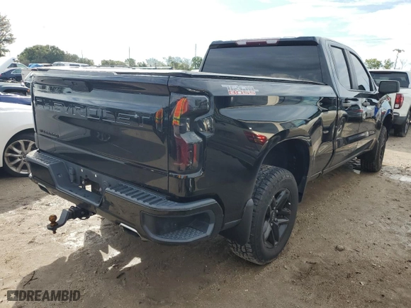 2020 Chevrolet Silverado 1500 Custom Trail Boss with VIN 1GCRYCEF1LZ122591, listed as a Copart auction lot 73725014 with 50,728 mi miles and Non Repairable. Bid and sale history available at carsss.com. Image 3.