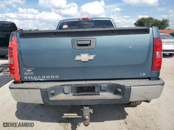 2011 Chevrolet Silverado 1500 LS with VIN 1GCRCREA2BZ136603, listed as a Copart auction lot 72020014 with 215,068 mi miles and Salvage Title. Bid and sale history available at carsss.com. Image 6.