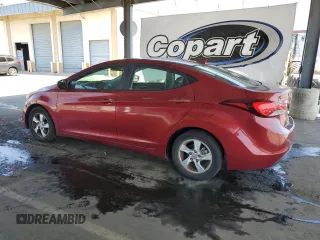 2014 Hyundai Elantra SE with VIN 5NPDH4AE5EH531524, listed as a Copart auction lot 60934715 with 123,607 mi miles and Clean title. Bid and sale history available at DreamBid. Image 2.