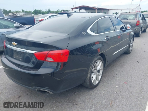 2017 Chevrolet Impala Premier with VIN 1G1145S35HU188539, listed as a IAAI auction lot 39875841 with 101,036 mi miles and . Bid and sale history available at DreamBid. Image 4.