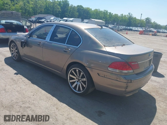 2008 BMW 7 Series 750i with VIN WBAHL83568DT14138, listed as a IAAI auction lot 42369441 with 96,101 mi miles and . Bid and sale history available at DreamBid. Image 3.