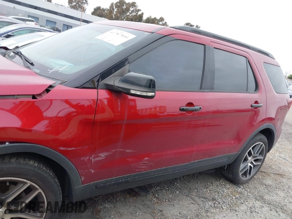 2017 Ford Explorer Sport with VIN 1FM5K8GT3HGB06956, listed as a IAAI auction lot 41787500 with Not Provided miles and . Bid and sale history available at carsss.com. Image 14.