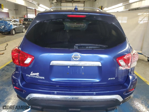 2019 Nissan Pathfinder S with VIN 5N1DR2MMXKC654355, listed as a Copart auction lot 43436035 with 106,093 mi miles and Clean Title. Bid and sale history available at carsss.com. Image 6.