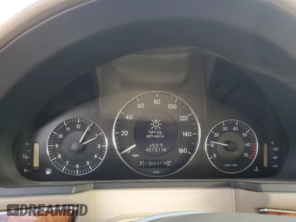 2004 Mercedes-Benz E-Class 3.2L with VIN WDBUF82J84X144539, listed as a Copart auction lot 78267104 with 138,637 mi miles and Salvage Title. Bid and sale history available at carsss.com. Image 9.