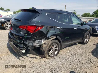 2017 Hyundai Santa Fe 2.4L with VIN 5NMZUDLB3HH038625, listed as a Copart auction lot 62385955 with 84,046 mi miles and Salvage title. Bid and sale history available at DreamBid. Image 3.