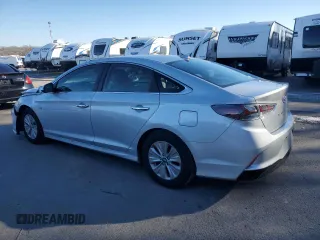 2018 Hyundai Sonata Hybrid SE with VIN KMHE24L31JA082504, listed as a Copart auction lot 88340645 with 91,148 mi miles and Salvage Title. Bid and sale history available at carsss.com. Image 2.