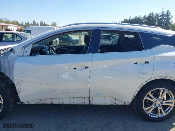 2017 Nissan Murano SL with VIN 5N1AZ2MH0HN122583, listed as a IAAI auction lot 42053788 with 56,281 mi miles. Bid and sale history available at carsss.com. Image 15.