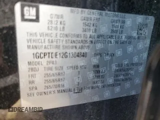 2016 Chevrolet Colorado 4WD Z71 z VIN 1GCPTDE12G1304840, wystawiony jako Copart lot #75035894 z przebiegiem 87 347 mil mil oraz Szkoda całkowita • Salvage title. Historia ofert i sprzedaży dostępna na DreamBid. Obrazek 13.