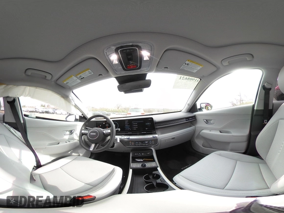 2025 Hyundai Kona Limited with VIN KM8HECA39SU243005, listed as a IAAI auction lot 41908621 with 525 mi miles and . Bid and sale history available at DreamBid. Image 19.