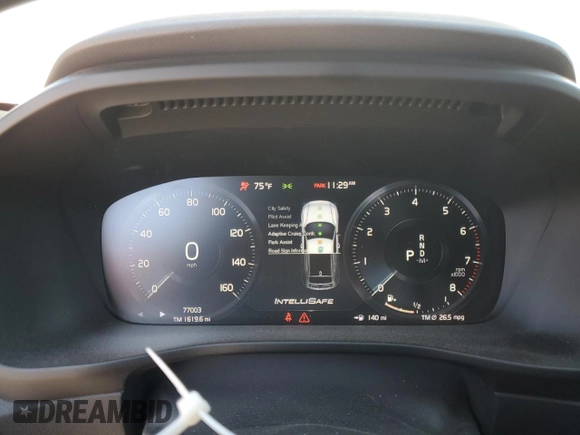 2019 Volvo XC40 R-Design with VIN YV4162UM9K2079488, listed as a Copart auction lot 50567235 with 77,003 mi miles and Salvage title. Bid and sale history available at DreamBid. Image 9.