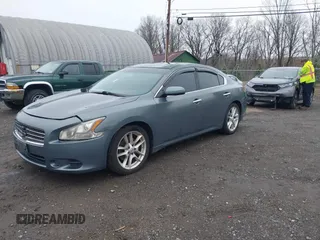 2009 Nissan Maxima SV with VIN 1N4AA51E89C853918, listed as a IAAI auction lot 41956138 with 116,410 mi miles and . Bid and sale history available at DreamBid. Image 2.