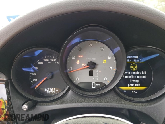 2017 Porsche Macan S with VIN WP1AB2A56HLB13657, listed as a Copart auction lot 50714375 with 60,731 mi miles and Salvage Title. Bid and sale history available at DreamBid. Image 9.